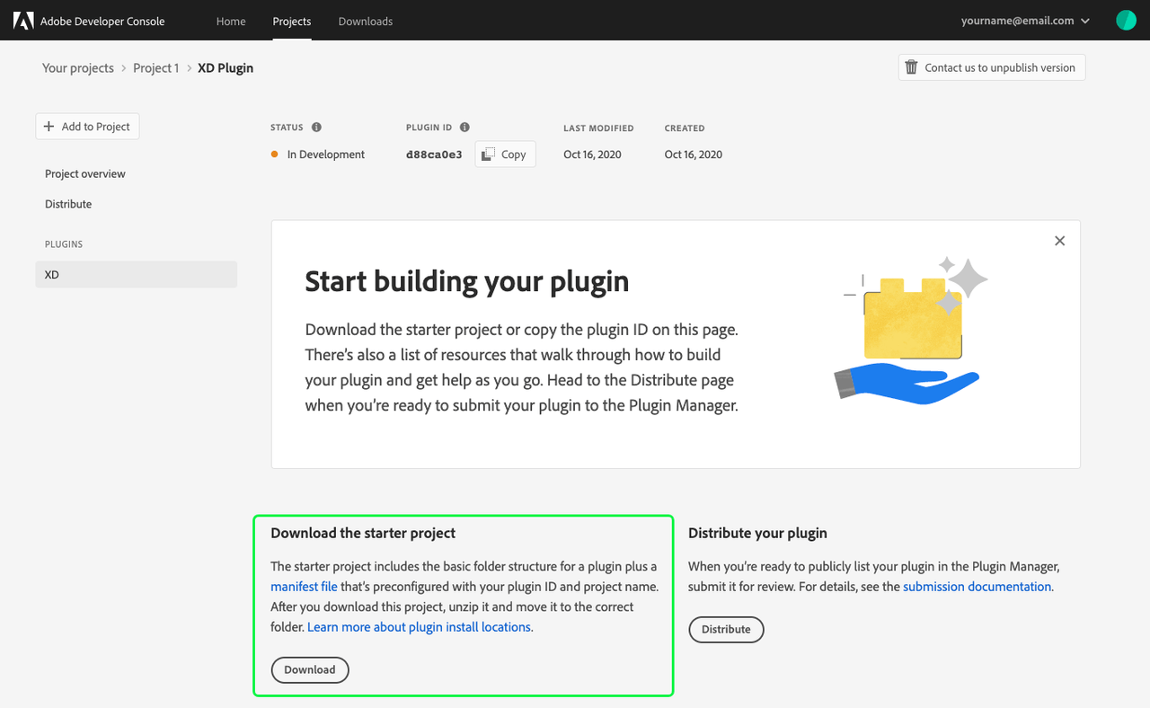 plugin download starter