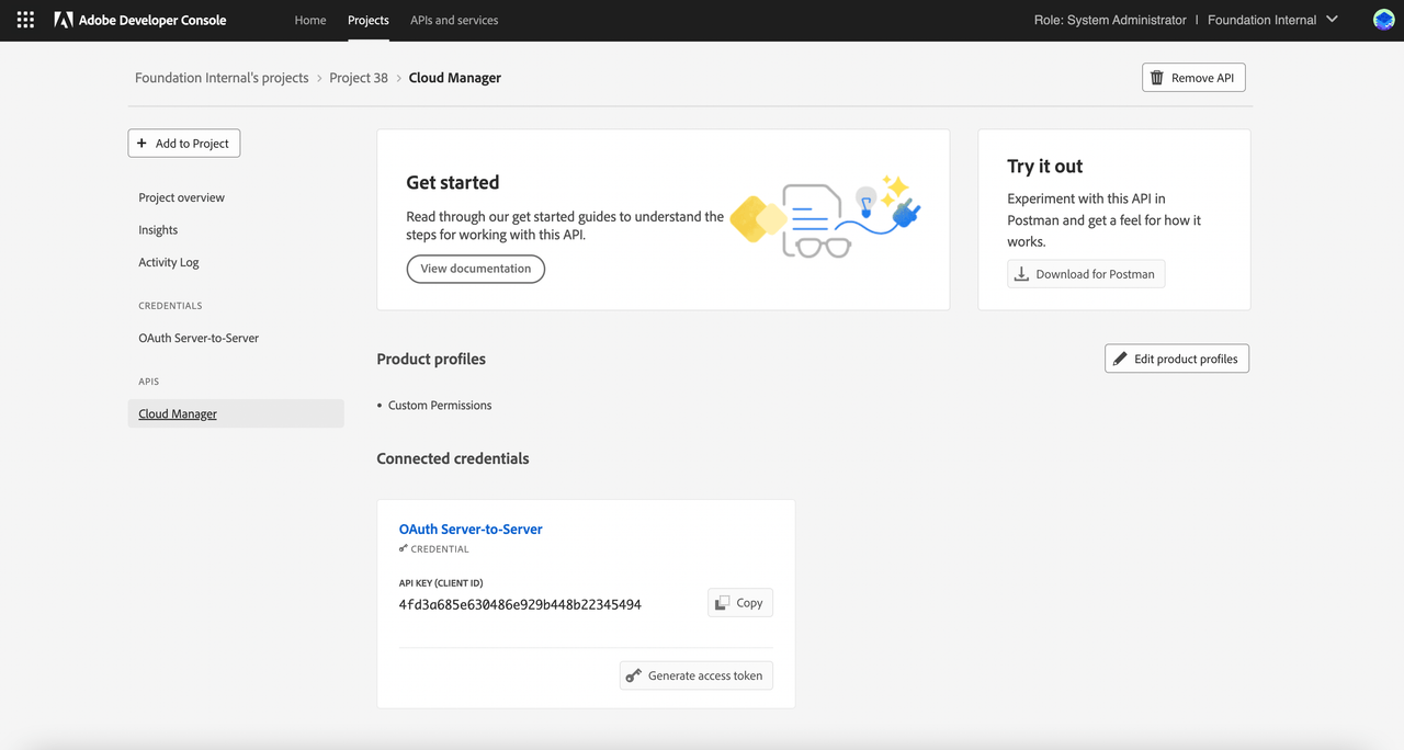 Generate Access Token