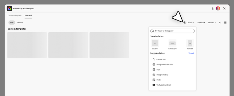 Create button behavior