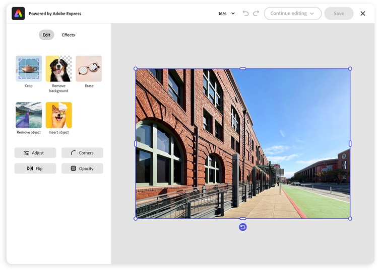Edit Image V2 new experience