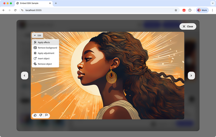 Generate image edit image
