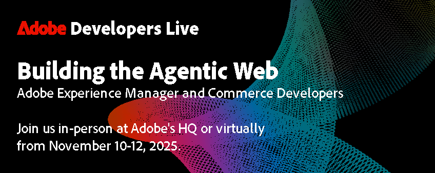 Adobe Developers Live Adobe Developers Live